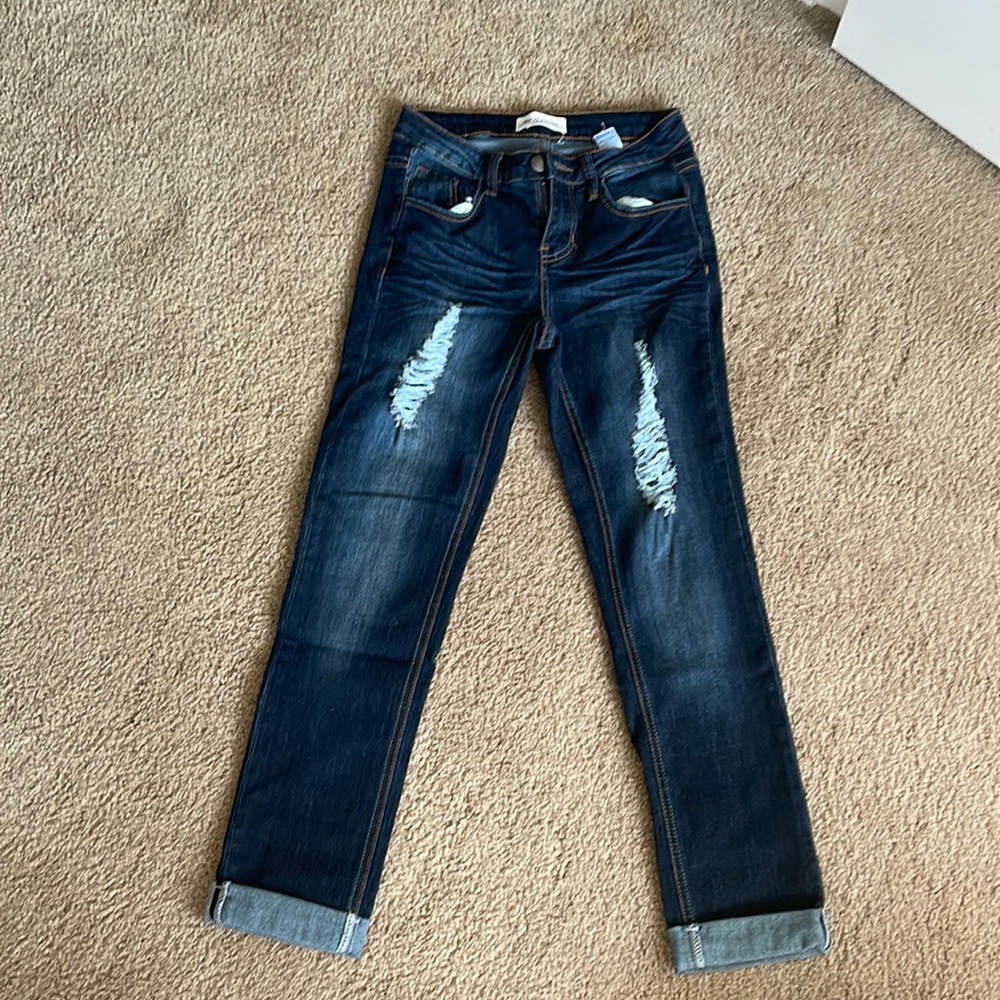 Mind Code cropped ankle jean - size 0